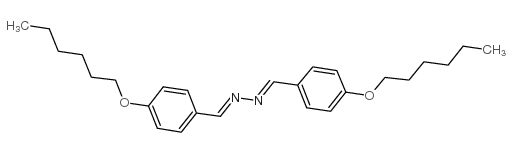 p-hexyloxybenzalazine结构式