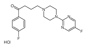 1-(4-fluorophenyl)-4-[4-(5-fluoropyrimidin-2-yl)piperazin-1-yl]butan-1-one,hydrochloride Structure