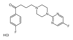 1-(4-fluorophenyl)-4-[4-(5-fluoropyrimidin-2-yl)piperazin-1-yl]butan-1-one,hydrochloride结构式