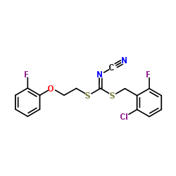 (2-Chloro-6-fluorobenzyl)[2-(2-fluorophenoxy)ethyl]cyanocarbonimidodithioate picture