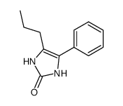 4-phenyl-5-propyl-1,3-dihydro-imidazol-2-one结构式