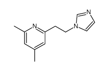 2-(2-imidazol-1-yl-ethyl)-4,6-dimethyl-pyridine Structure