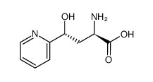 (2R,4R)-2-Amino-4-hydroxy-4-pyridin-2-yl-butyric acid Structure
