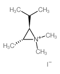 Aziridinium,1,1,2-trimethyl-3-(1-methylethyl)-, iodide, trans- (9CI) Structure