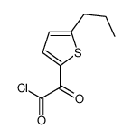 2-Thiopheneacetyl chloride, alpha-oxo-5-propyl- (9CI)结构式