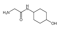 trans-2-amino-N-(4-hydroxycyclohexyl)-acetamide Structure