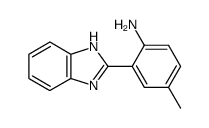 2-(1H-benzoimidazol-2-yl)-4-methyl-aniline结构式