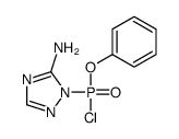 2-[chloro(phenoxy)phosphoryl]-1,2,4-triazol-3-amine结构式