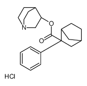 1-azabicyclo[2.2.2]octan-3-yl 3-phenylbicyclo[2.2.1]heptane-3-carboxylate,hydrochloride Structure
