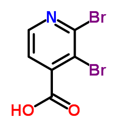 2,3-dibromoisonicotinic acid Structure