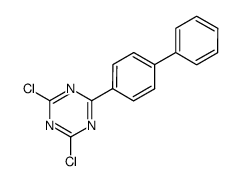 2-(4-Biphenylyl)-4,6-dichloro-1,3,5-triazine Structure