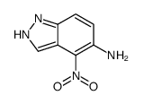 4-nitro-1H-indazol-5-amine Structure