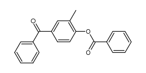 4-hydroxy-3-methylbenzophenone benzoate Structure