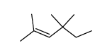 2,4,4-trimethyl-hex-2-ene结构式