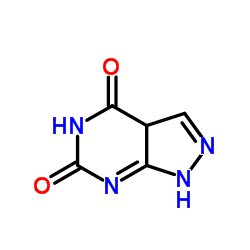 1H-Pyrazolo[3,4-d]pyrimidine-4,6(3aH,5H)-dione结构式