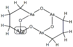 2,8,13,14-Tetraoxa-1,3,7,9-tetraarsatricyclo[7.3.1.13,7]tetradecane Structure