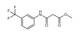 methyl 3-oxo-3-(3-(trifluoromethyl)phenylamino)propanoate Structure