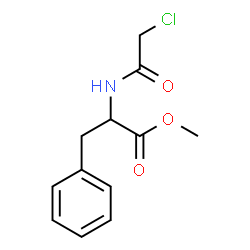 METHYL 2-[(CHLOROACETYL)AMINO]-3-PHENYLPROPANOATE structure