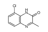 8-chloro-3-methyl-1H-quinoxalin-2-one结构式
