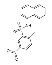 2-methyl-5-nitro-benzenesulfonic acid-[1]naphthylamide结构式