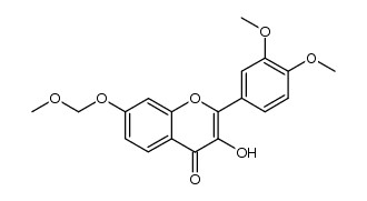 2-(3,4-dimethoxy-phenyl)-3-hydroxy-7-methoxymethoxy-chromen-4-one Structure