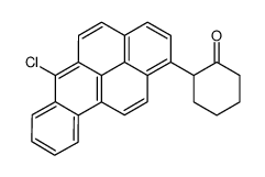 2-(6-chlorobenzo[a]pyren-1-yl)cyclohexan-1-one Structure
