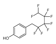 4-(2,2,3,3,4,4,5,5-octafluoropentyl)phenol Structure