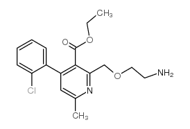 2-[(2-氨基乙氧基)甲基]-4-(2-氯苯基)-6-甲基-3-吡啶甲酸乙酯图片