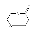 7a-methyl-2,3,6,7-tetrahydropyrrolo[2,1-b][1,3]thiazol-5-one结构式