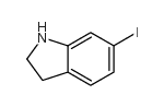 6-碘吲哚啉结构式