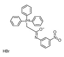 [2-(3-nitroanilino)-2-oxoethyl]-triphenylphosphanium,bromide结构式