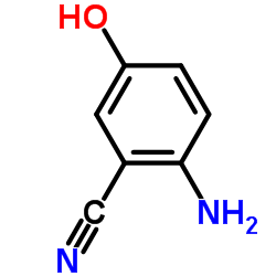 2-氨基-5-羟基苯甲腈结构式