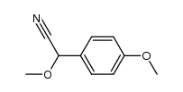 α-methoxy-4-methoxyphenylacetonitrile结构式