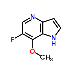 6-Fluoro-7-methoxy-1H-pyrrolo[3,2-b]pyridine Structure