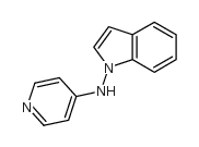 N-(吡啶-4-基)-1H-吲哚-1-胺结构式