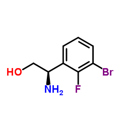 (2R)-2-Amino-2-(3-bromo-2-fluorophenyl)ethanol picture