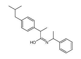 (R,S)-N-(1-Phenylethyl) Ibuprofen Amide Structure