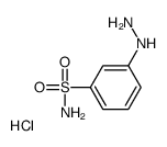 3-Hydrazino-benzenesulfonamide hydrochloride structure