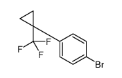 1-Bromo-4-(1-trifluoromethyl-cyclopropyl)-benzene Structure