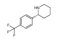 2-(4-trifluoromethylphenyl)-piperidine Structure