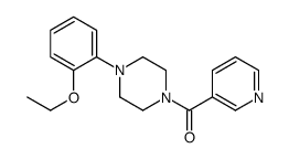 [4-(2-ethoxyphenyl)piperazin-1-yl]-pyridin-3-ylmethanone结构式