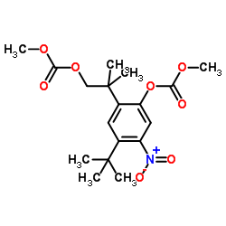 Carbonic acid, 4-(1,1-dimethylethyl)-2-[2-[(Methoxycarbonyl)oxy]-1,1-dimethylethyl]-5-nitrophenyl Methyl ester picture