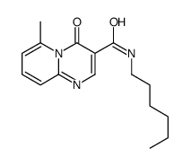 N-hexyl-6-methyl-4-oxopyrido[1,2-a]pyrimidine-3-carboxamide结构式