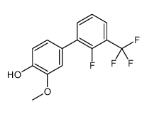 4-[2-fluoro-3-(trifluoromethyl)phenyl]-2-methoxyphenol结构式