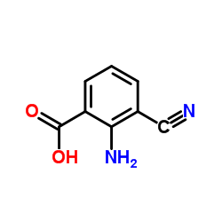 2-Amino-3-cyanobenzoic acid Structure