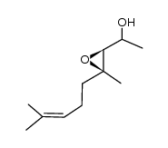 trans-3,4-epoxy-4,8-dimethyl-7-nonen-2-ol结构式