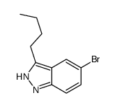 5-Bromo-3-butyl-1H-indazole结构式