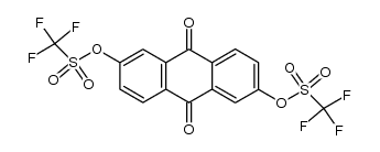 bistriflate of 2,6-dihydroxy-9,10-anthraquinone结构式
