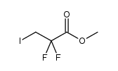 methyl 2,2-difluoro-3-iodopropanoate Structure