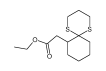 1,3-dithian-2-spiro-1'-(2'-ethoxycarbonylmethyl)cyclohexane Structure